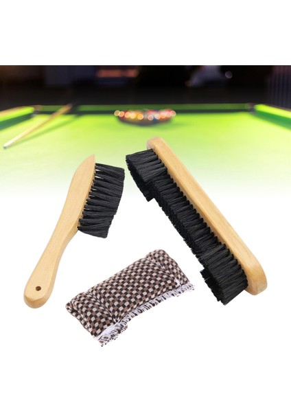 1set Bilardo Havuz Masa Fırçası Temizleme Bilardo Masa Bilardo Aksesuarları Kahverengi (Yurt Dışından) modelleri
