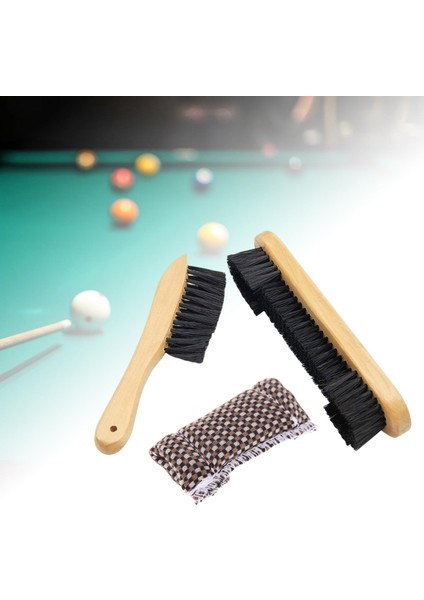 1set Bilardo Havuz Masa Fırçası Temizleme Bilardo Masa Bilardo Aksesuarları Kahverengi (Yurt Dışından) fırsatları
