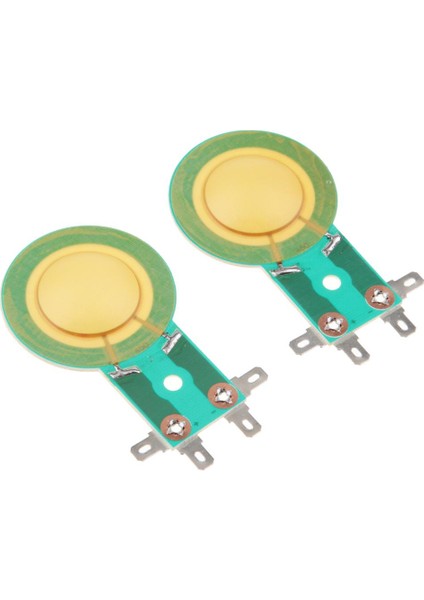 2pcs Hoparlör 25.5mm Çap Ses Bobin Diyaframı Yüksek Perdeli Membran (Yurt Dışından)