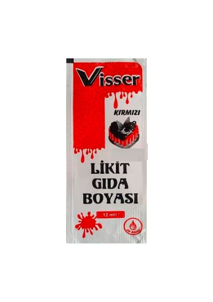 Likit Gıda Boyası Kırmızı 12 ml