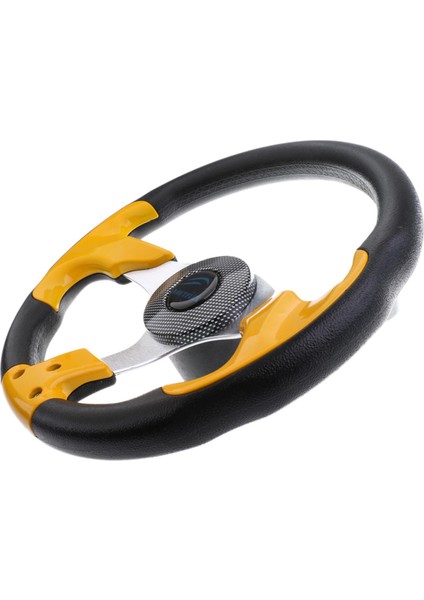 Evrensel 315MM 3 Konuşma 3/4 Inç Duba Tekne Direksiyon Deniz Yat 03SIYAH Sarı (Yurt Dışından) fırsatları