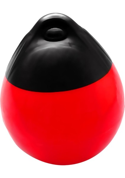 Siyah Uç Şişirilebilir Tekne 250 x 300MM Deniz Mooring Tampon Tamponu Siyah Kırmızı (Yurt Dışından)