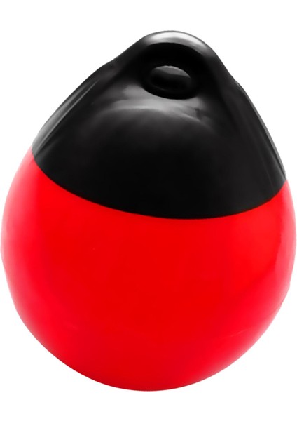 Siyah Uç Şişirilebilir Tekne 250 x 300MM Deniz Mooring Tampon Tamponu Siyah Kırmızı (Yurt Dışından)