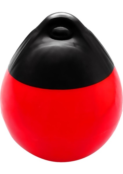 Siyah Uç Şişirilebilir Tekne 250 x 300MM Deniz Mooring Tampon Tamponu Siyah Kırmızı (Yurt Dışından)