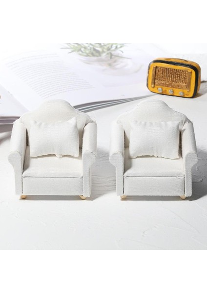 Dollhouse Mobilya Seti 1 12 Ölçekli Kanepe Koltuk 3 Adet (Yurt Dışından)