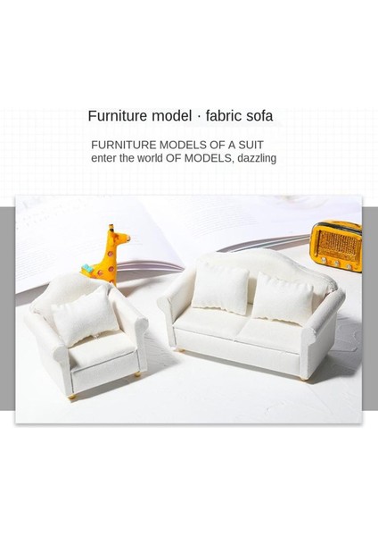 Dollhouse Mobilya Seti 1 12 Ölçekli Kanepe Koltuk 3 Adet (Yurt Dışından)