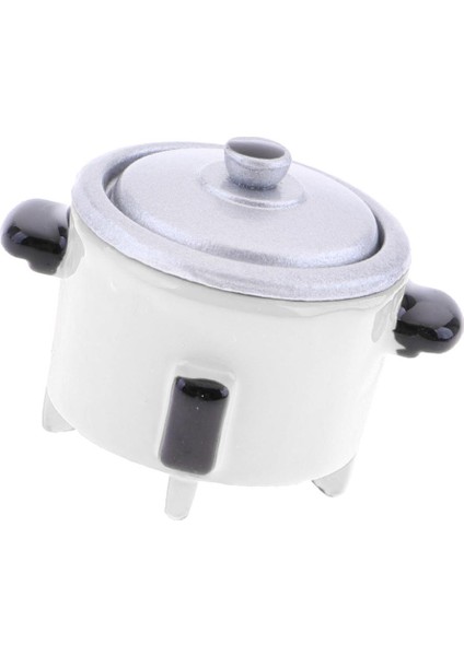 1/12 Dollhouse Kitchenware Elektrikli Ocak, Tencere Pişirme Eşyaları, (Yurt Dışından)