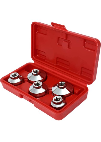 5x Yağ Anahtarı Soketi Set Çelik Çıkarma ve 5 Adet Için Montajcı (Yurt Dışından)