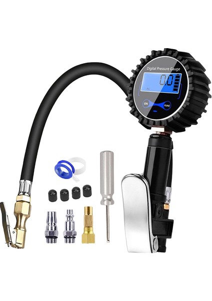 Dijital Lastik Şişirme 3-200PSI Basınç Göstergesi ile Araba Stili Için Hava Aynası (Yurt Dışından)