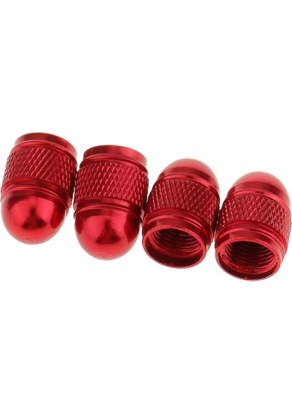 4pcs Alüminyum Alaşım Tarzı Jant Valfi/tekerlek Hava Portu Kapağı Kırmızı (Yurt Dışından) modelleri