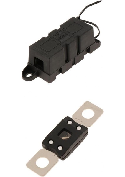 Forklift/van/deniz/kamyon/tekne/rv (100A) Için Mega Sigorta Tutucu+ -Down Sigorta (Yurt Dışından)