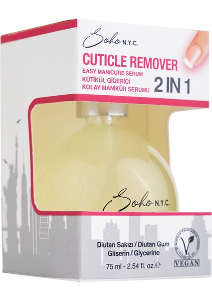 Tırnak eti çıkarıcı - Cuticle remover - Kolay Manikür Serumu