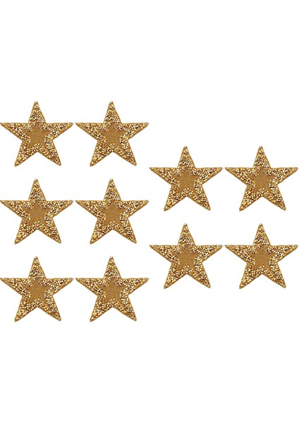 10X Rhinestone Yıldız Yamaları Aplike Onarım Dikiş Aksesuarları Altın (Yurt Dışından) modelleri