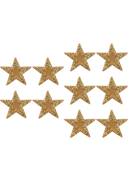 10X Rhinestone Yıldız Yamaları Aplike Onarım Dikiş Aksesuarları Altın (Yurt Dışından) fırsatları
