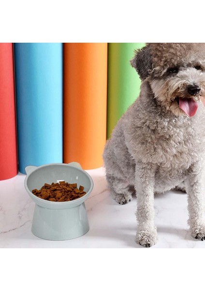 Yükseltilmiş Kedi Kase Küçük Köpek Yavru Kedi Yemekleri Gıda Kaymaz Standı Evcil Hayvan Seçeneği 5 (Yurt Dışından) fiyatları