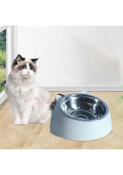 Kedi Köpek Kasesi Köpek Beyaz Için Yükseltilmiş Yükseltilmiş Yükseltilmiş Evcil Hayvan Konteyneri (Yurt Dışından)