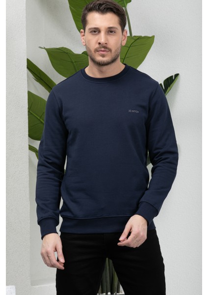 Hitch Erkek Uzun Kol Bisiklet Yaka Sweatshirt