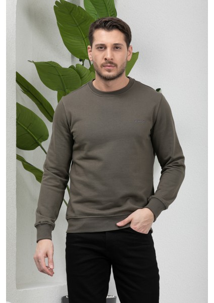 Hitch Erkek Uzun Kol Bisiklet Yaka Sweatshirt