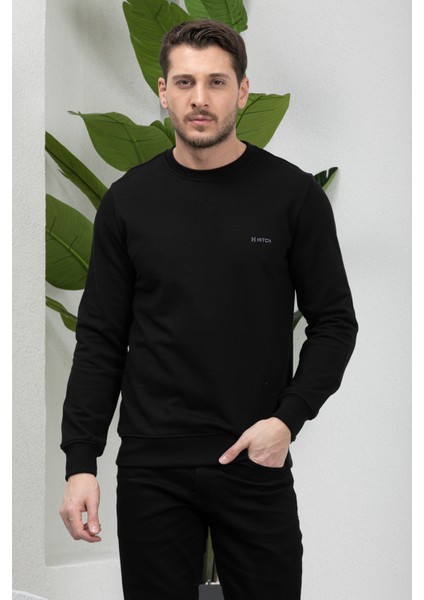 Hitch Erkek Uzun Kol Bisiklet Yaka Sweatshirt fırsatları