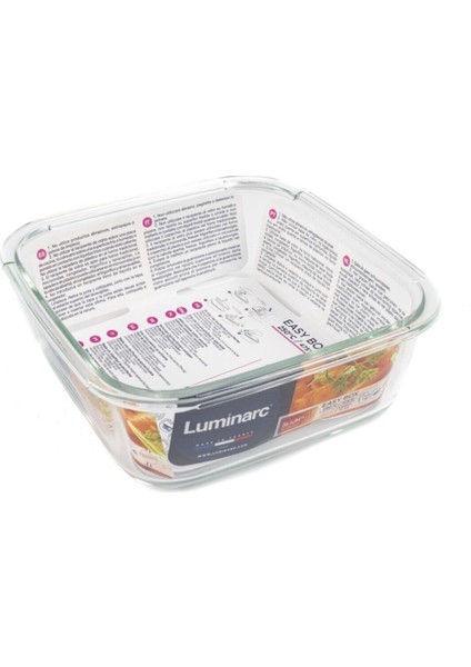 Luminarc Kare Cam Saklama Kabı 122 cl 18X18X7CM modelleri