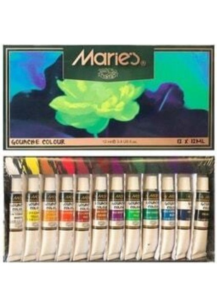 Maries Guaj Boya 7312B 12 Renk fiyatları