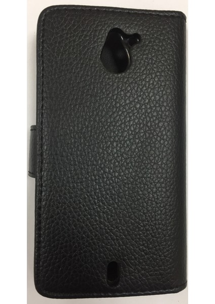 Sony Xperia Sola MT27I Kartlıklı Cüzdan Kapaklı Kılıf Siyah