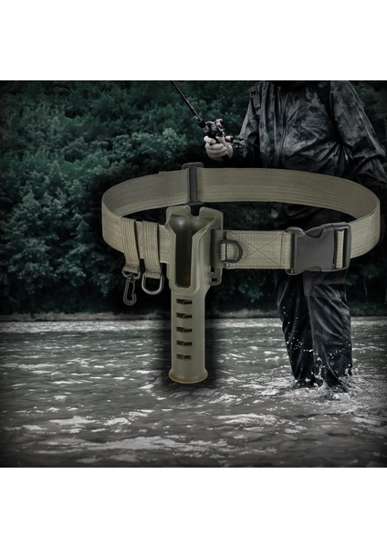 Ayarlanabilir Olta Çubuğu Tutucu Bel Kemeri/ Hafif Balıkçılık Dövüş Kemerleri Yeşil (Yurt Dışından) fırsatları