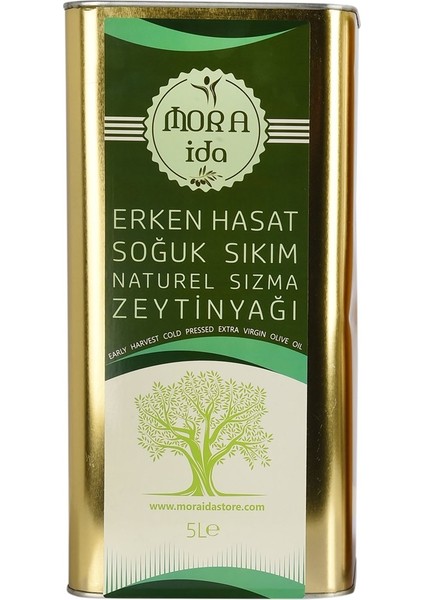Erken Hasat Soğuk Sıkım Zeytinyağı 5 Lt