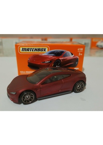 Tesla Roadster Kırmızı 1:64 Ölçek Marka 4/100 fiyatları