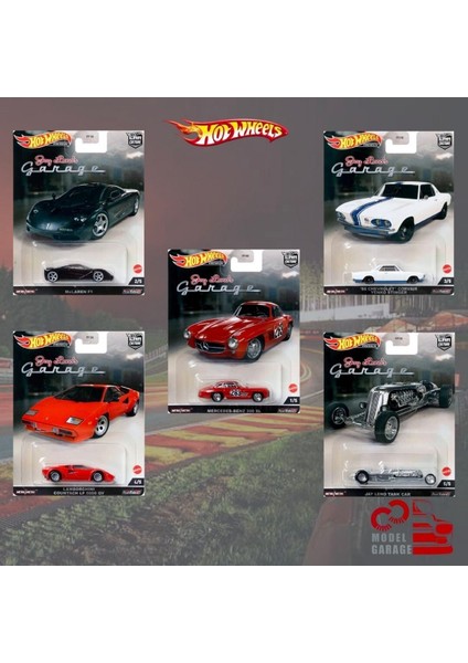 Jay Leno's Premium Set 1/64 Ölçek Diecast Metal Model Araba