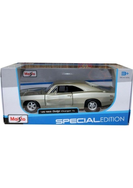 1969 Dodge Charger R/t Gri 1/25 Model Araba