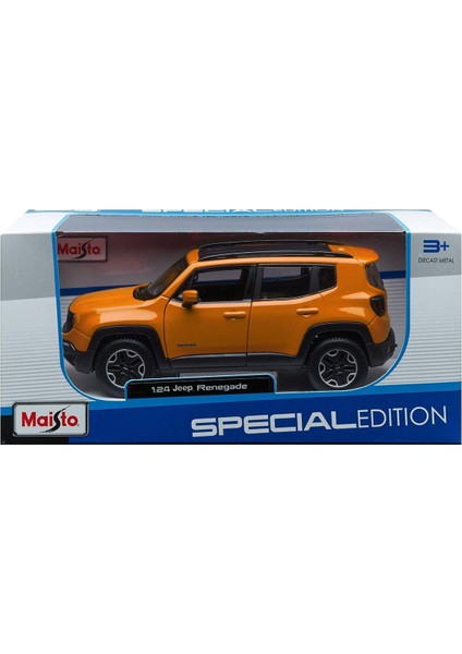 1:24 Jeep Renegade Model Araba - Turuncu