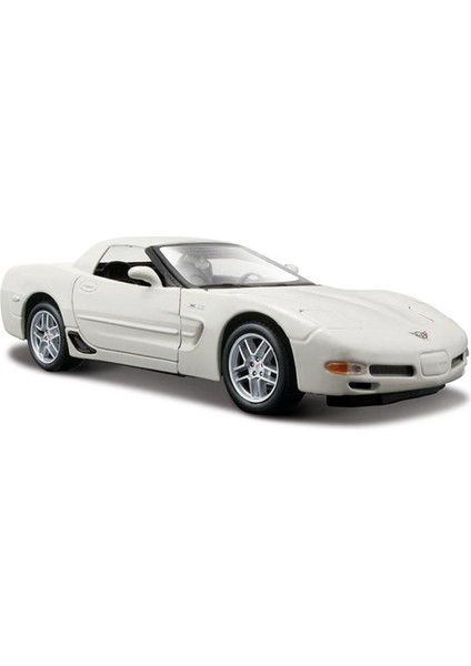 Corvette Z06 1:24 Model Araba Se Beyaz /