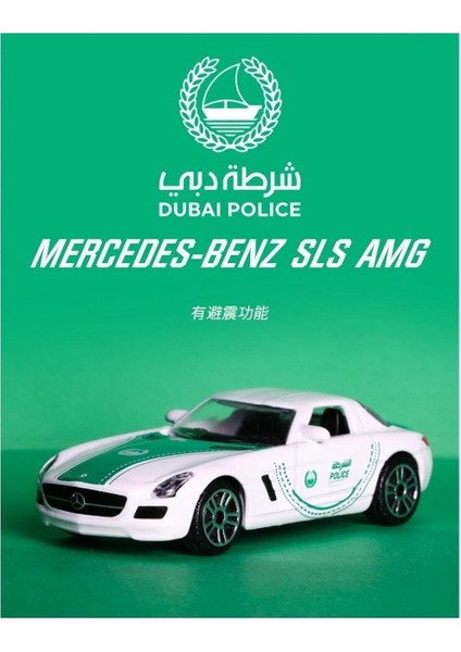 1-64 Dubai Polis Arabaları Mercedes-Benz Sls Amg