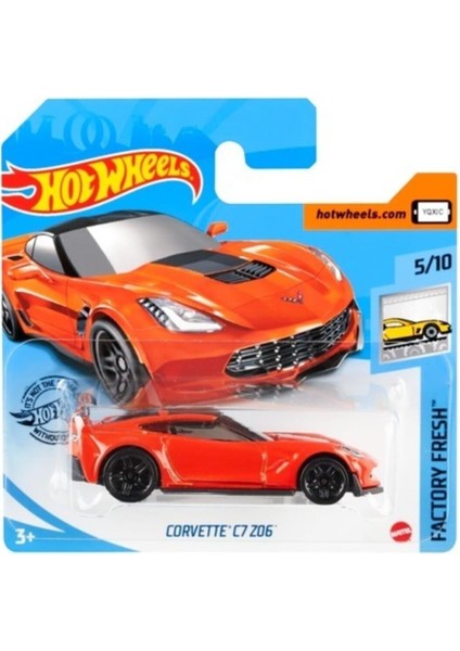 Corvette C7 Z06 Die Cast Hot Wheels Diecast Corvette C7 Z06 Turuncu