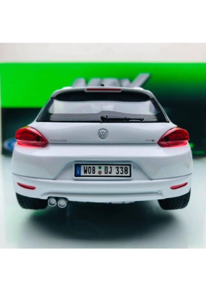 2009 Volkswagen Scirocco White 1:24 Ölçek Welly Marka fırsatları