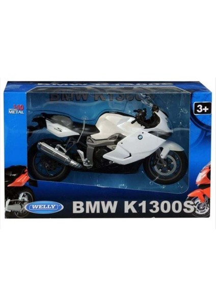 Welly Metal Motor Bisiklet Bmw Model Motor 20CM