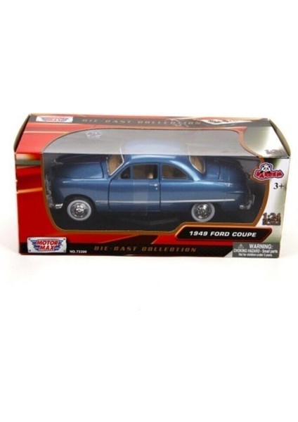Motor Max 1949 Ford Coupe 1/24 Mavi Model Araba indirimleri