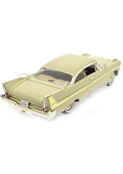 Motor Max 1:18 1958 Plymouth Fury Model Araba Krem