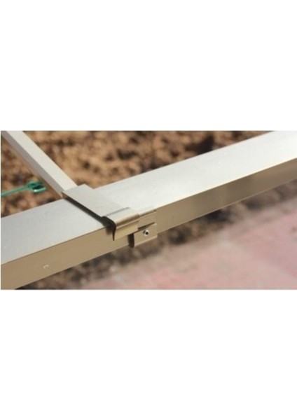 60x25 Alüminyum Kare Balkon Çamaşırlık Çamaşır Kurutmalık Bronz