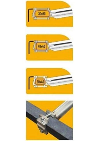 &Quot;Demir&Quot; Profile Göre Alüminyum Balkon Kurutmalık Çamaşırlık Askı (Parlak Alümi modelleri