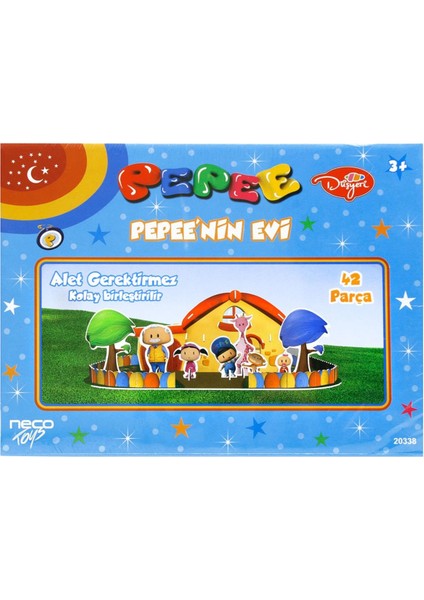 3D 42 Parça 3 Boyutlu Puzzle Pepee’nin Evi