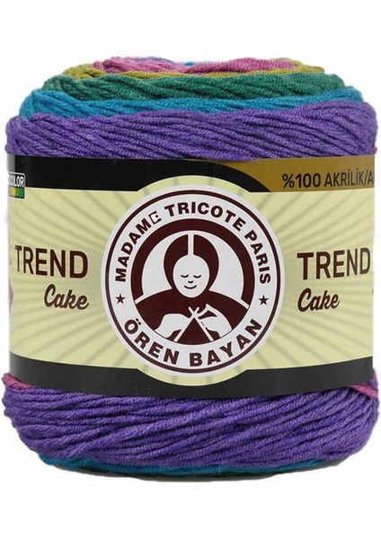 Bayan Trend Cake Batik El Örgü Ipi 628