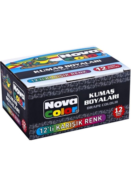 Kumaş Boyası 12 Renk NC-192