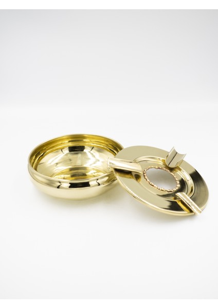 Pirinç Puro Küllük Lüks Eritme Model No:1 Gold Renk