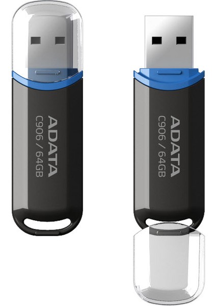 C906-64GB 64GB Usb2.0 Classic Black Flash Bellek