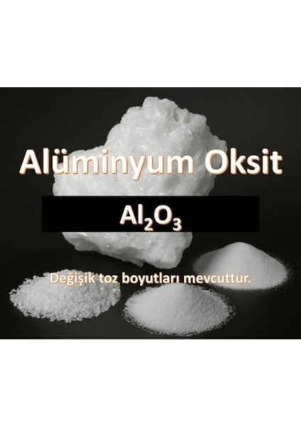 Alüminyum Oksit F230 - AL2O3 - 53 Mikron - 1 kg