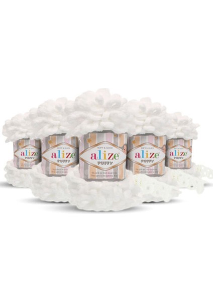 Puffy 55 Beyaz 5 Adet Ip