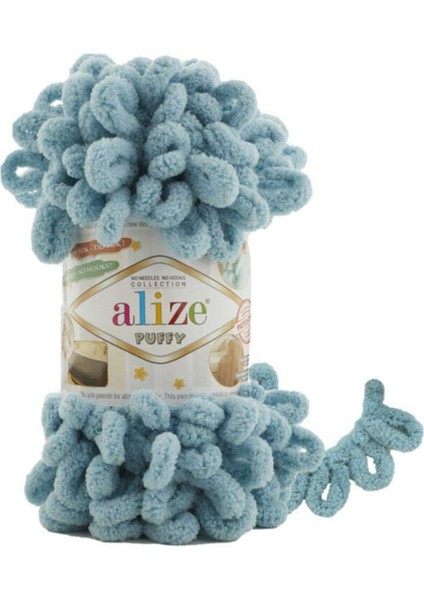 Alize Puffy 414 ( 5 Adet x 100 Gr.) El Örgü Ipi