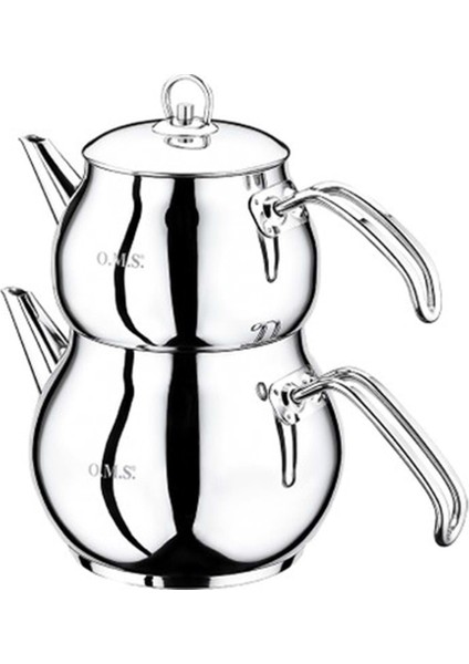 8012 S Boy Sade Çelik Çaydanlık